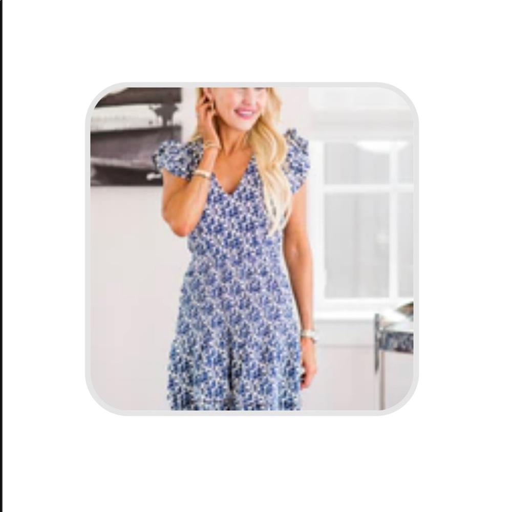 Floral Ruffles Dress